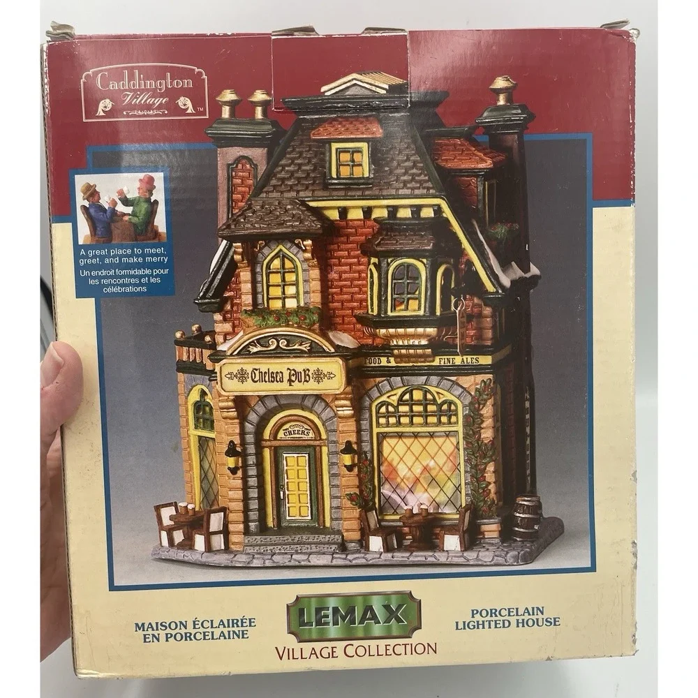 NOB LEMAX Caddington Village CHELSEA PUB 45053 2004 Retired Christmas Light Cord